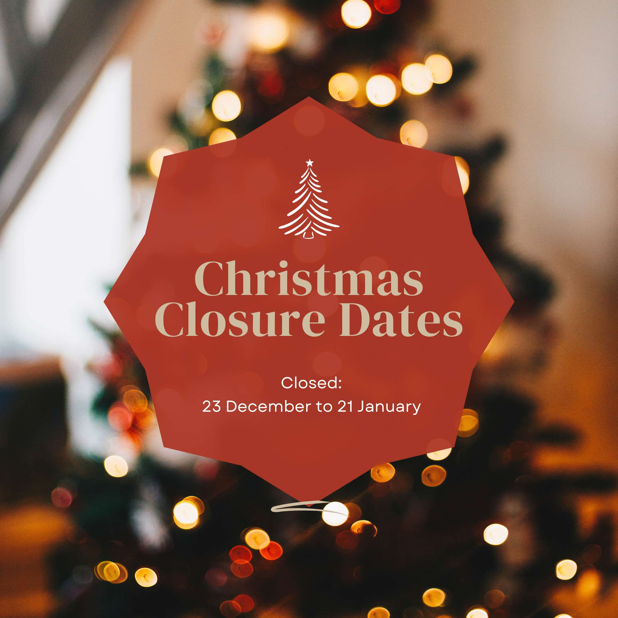 Christmas Closure