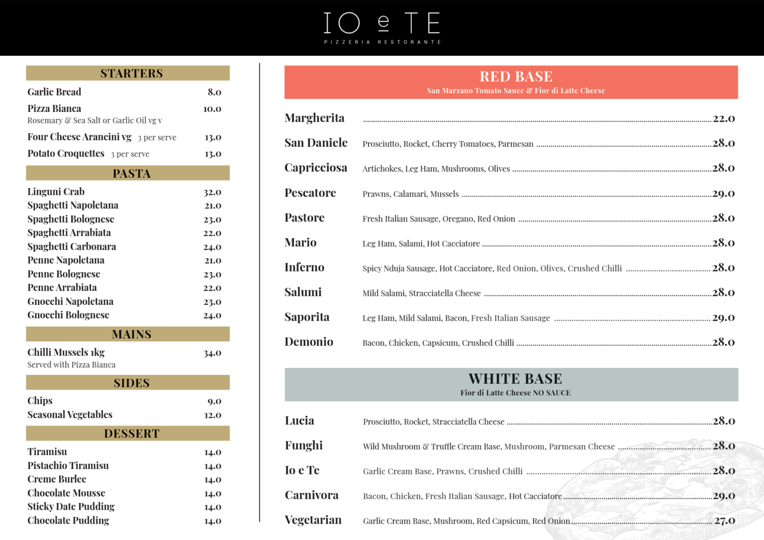 Ioete Takeaway Menu JULY25